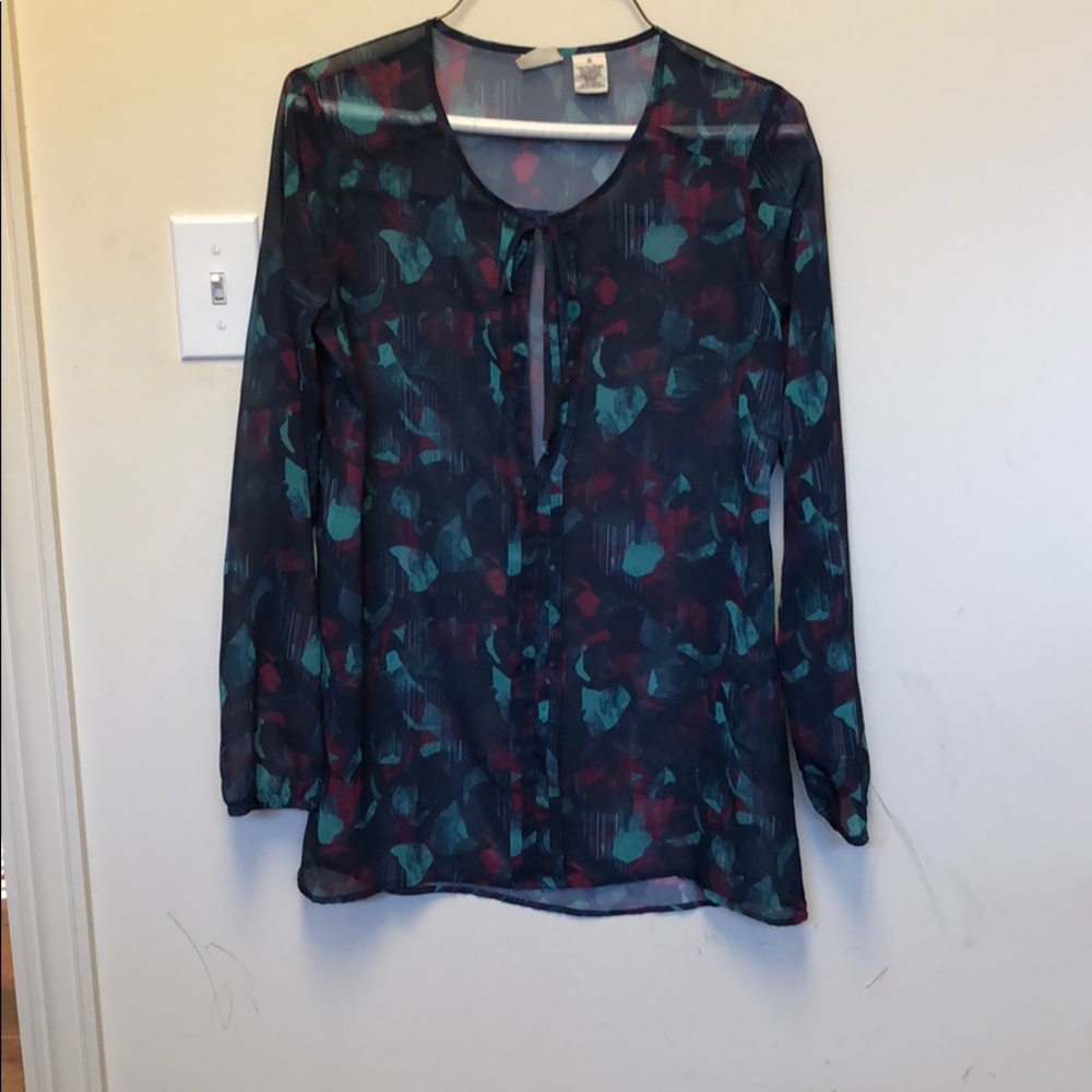 Sheer blouse